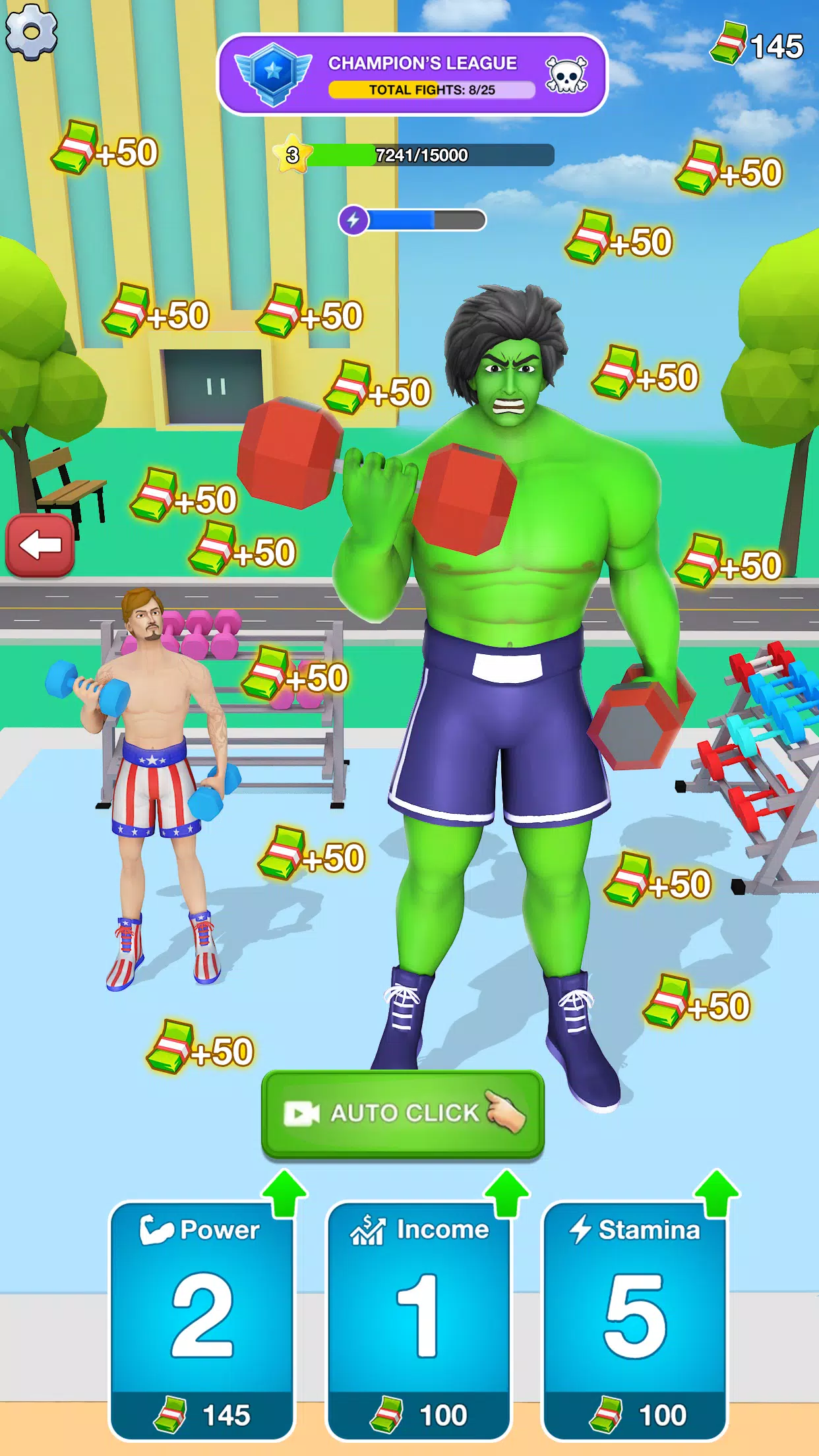 Gym Clicker Hero: Idle Muscles应用截图第0张