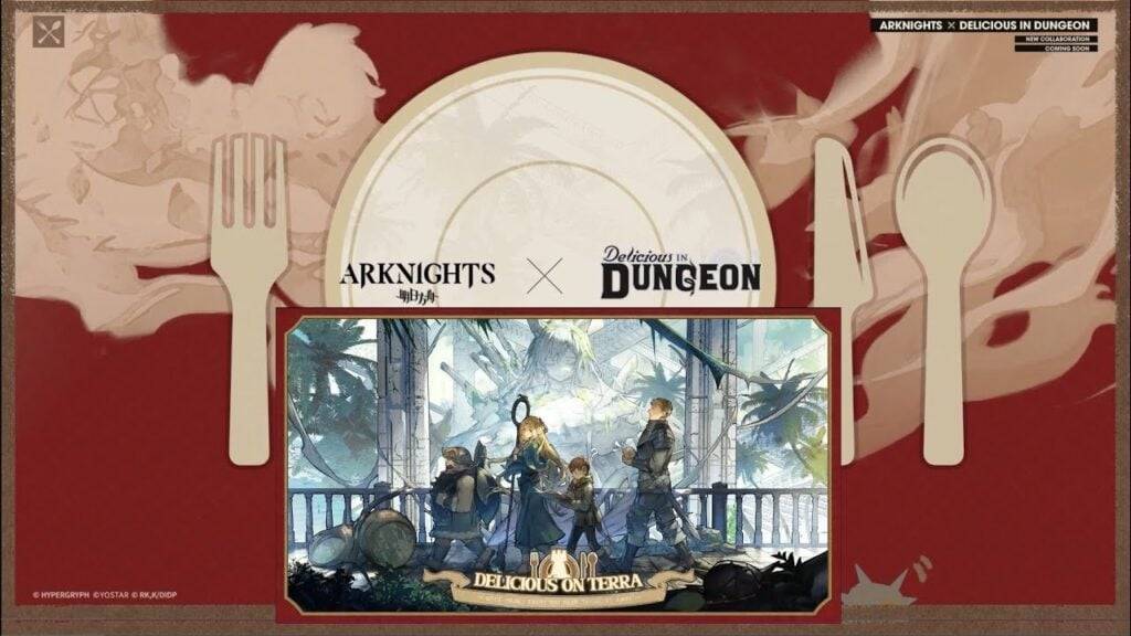 Arknights and Delicious in Dungeon Collab Launched