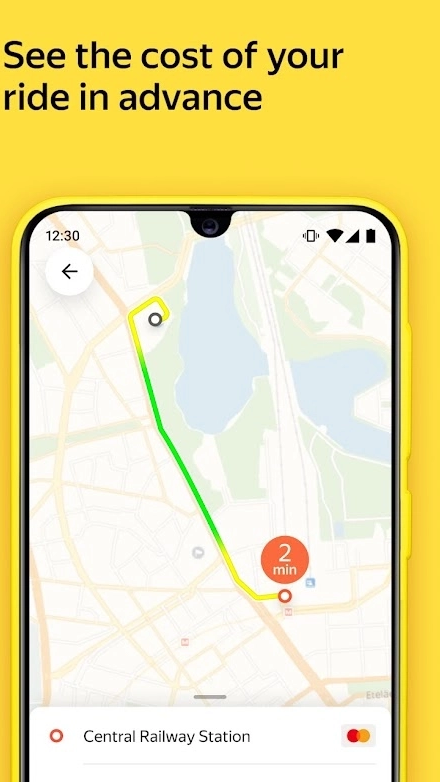 Yandex Go: taxi and delivery ảnh chụp màn hình 2