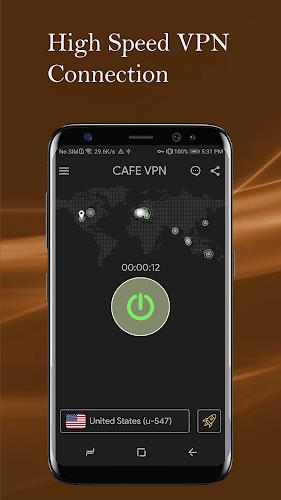 CAFE VPN - Fast Secure VPN App Screenshot 0