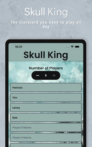 Schermata Skull King Scorekeeper 3