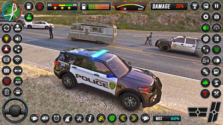 City Police Cop Car Driving 3D captura de pantalla 2