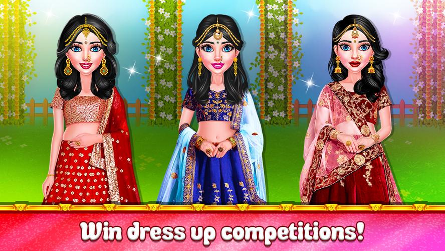 Indian Wedding Makeup Dressup экрана 1
