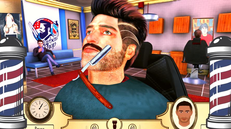Real Barber Haircutting Shop 스크린샷 3