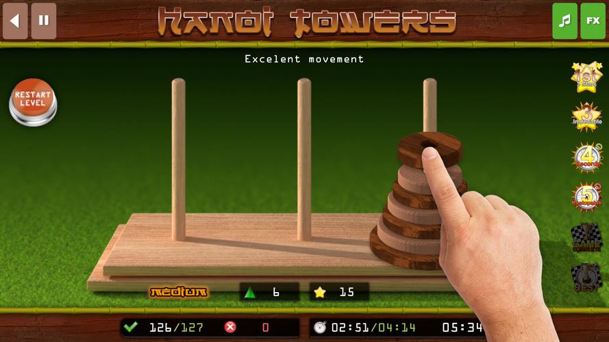The Hanoi Towers Lite屏幕截圖2