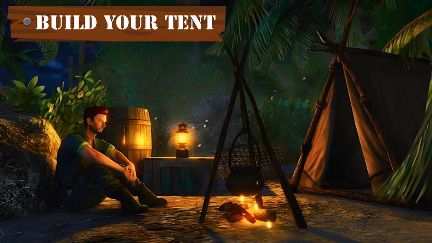 Island Jungle- Survival Games captura de pantalla 1