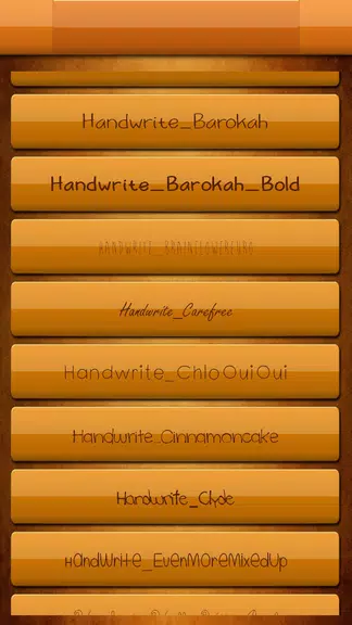 ภาพหน้าจอ Handwrite Font Style Free 1