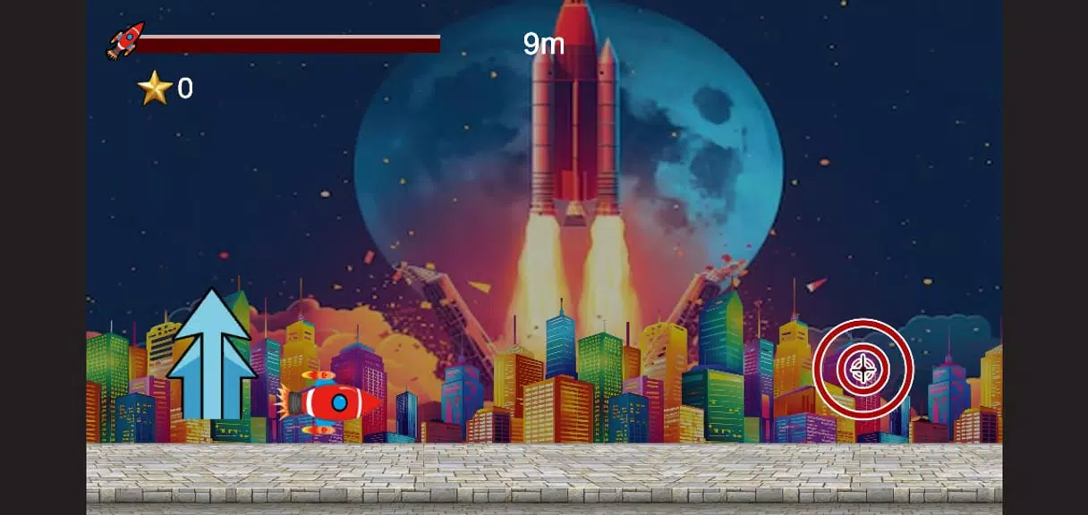 Endless Rocket War экрана 1