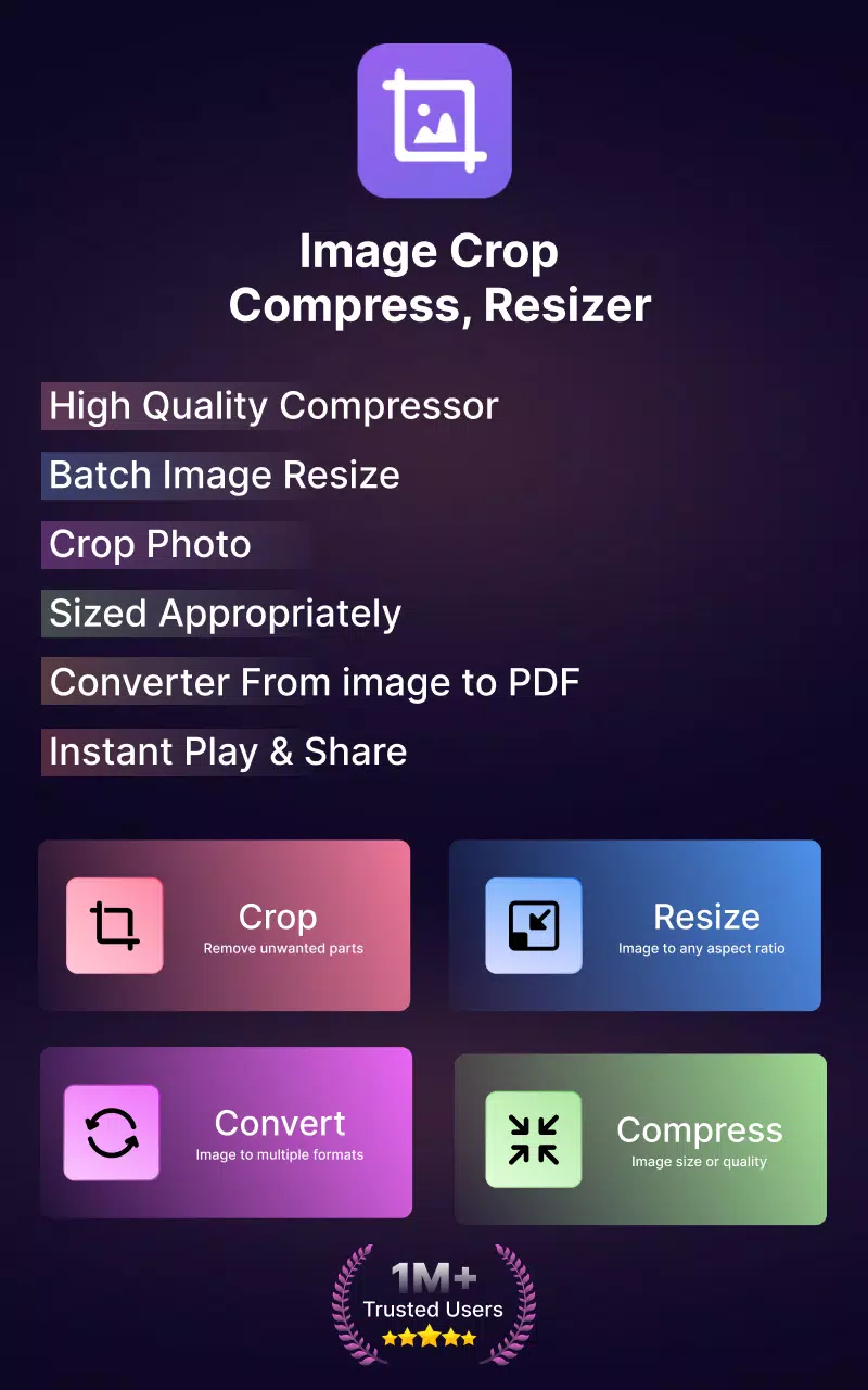 Image Crop - Compress, Resizer屏幕截圖0
