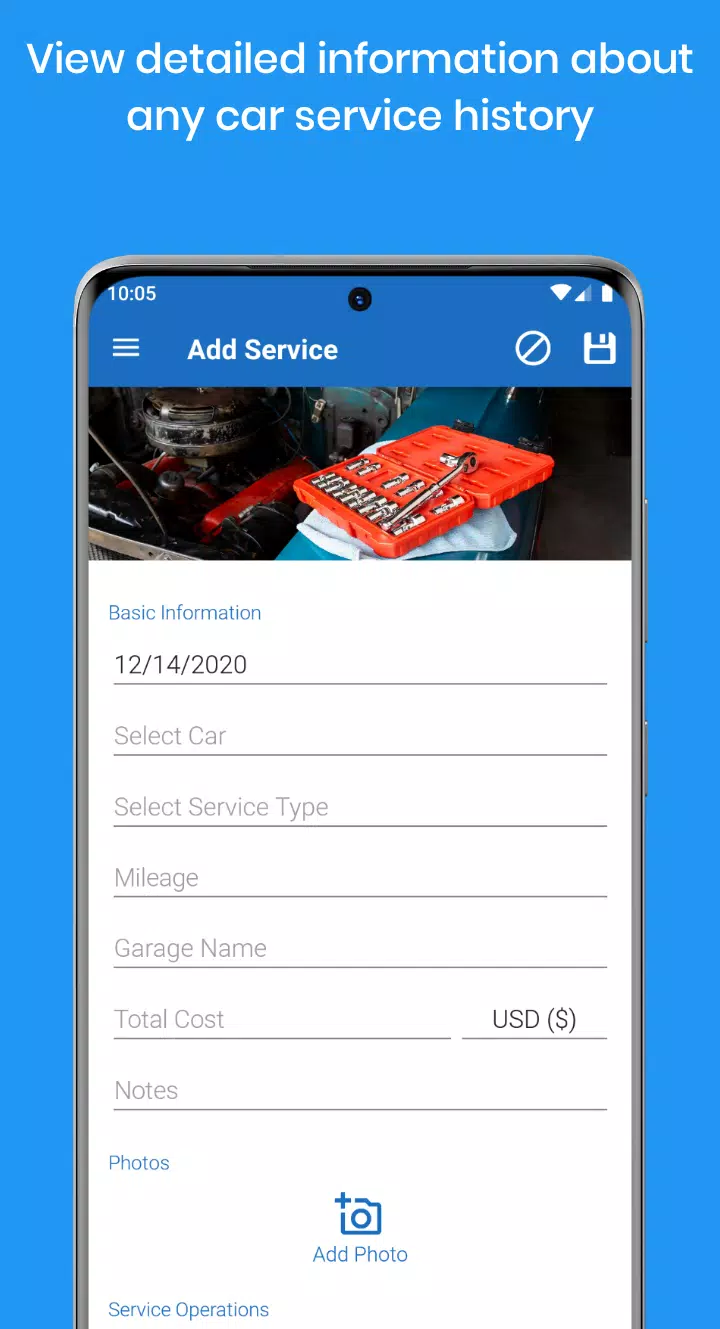 Screenshot My Car Service 1