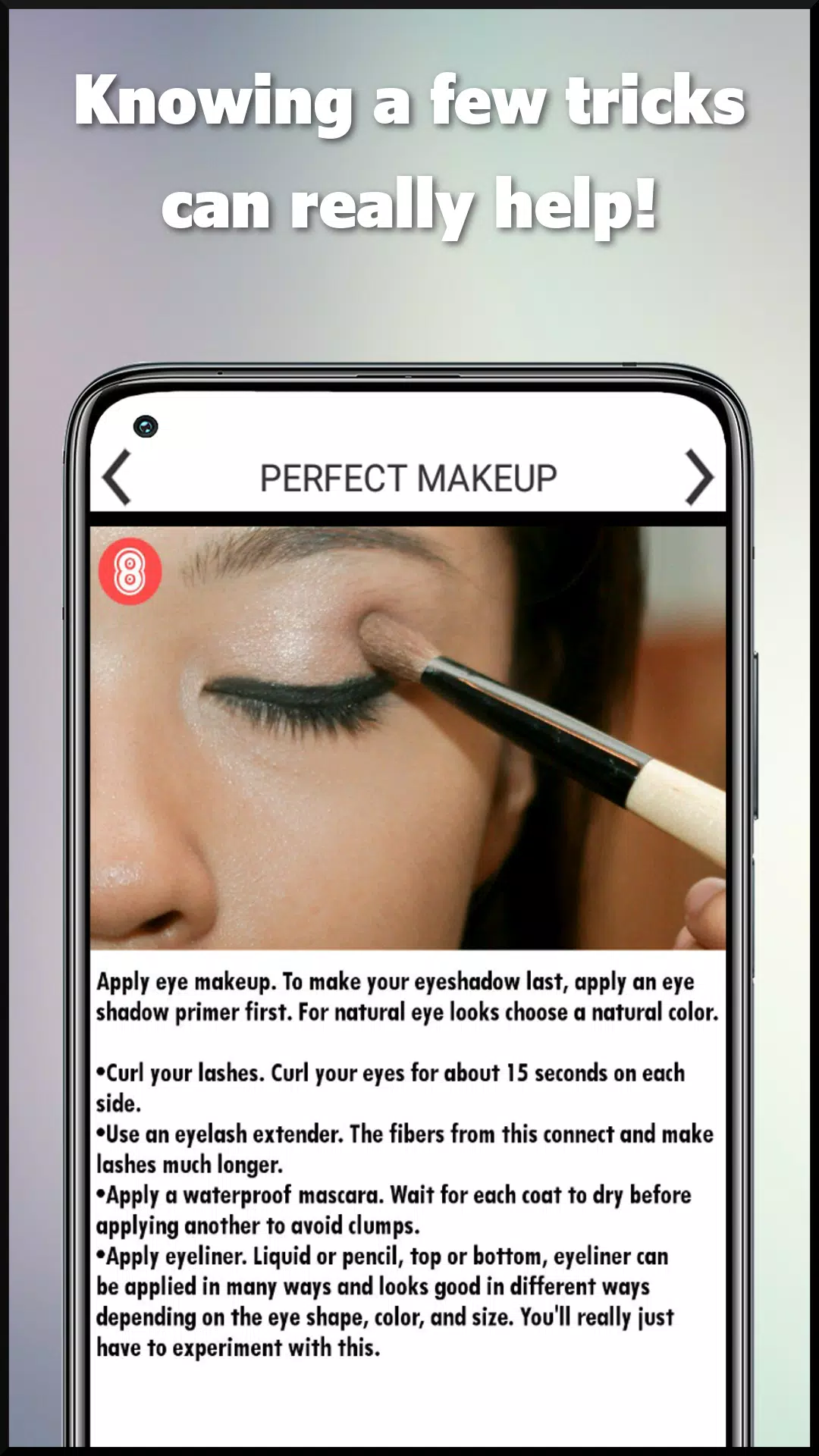 Makeup guide screenshot 2