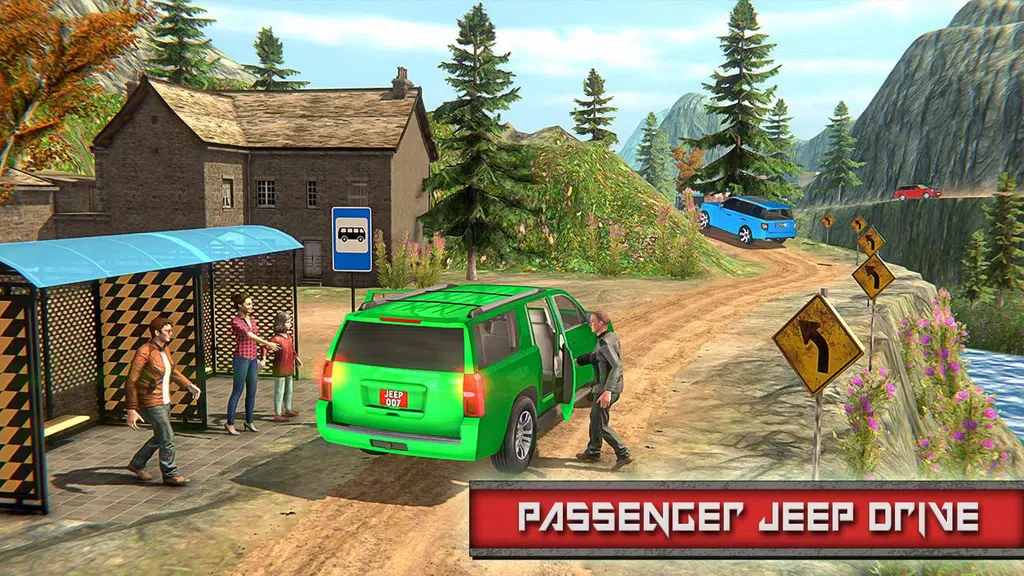 Offroad City Taxi Game Offline экрана 0