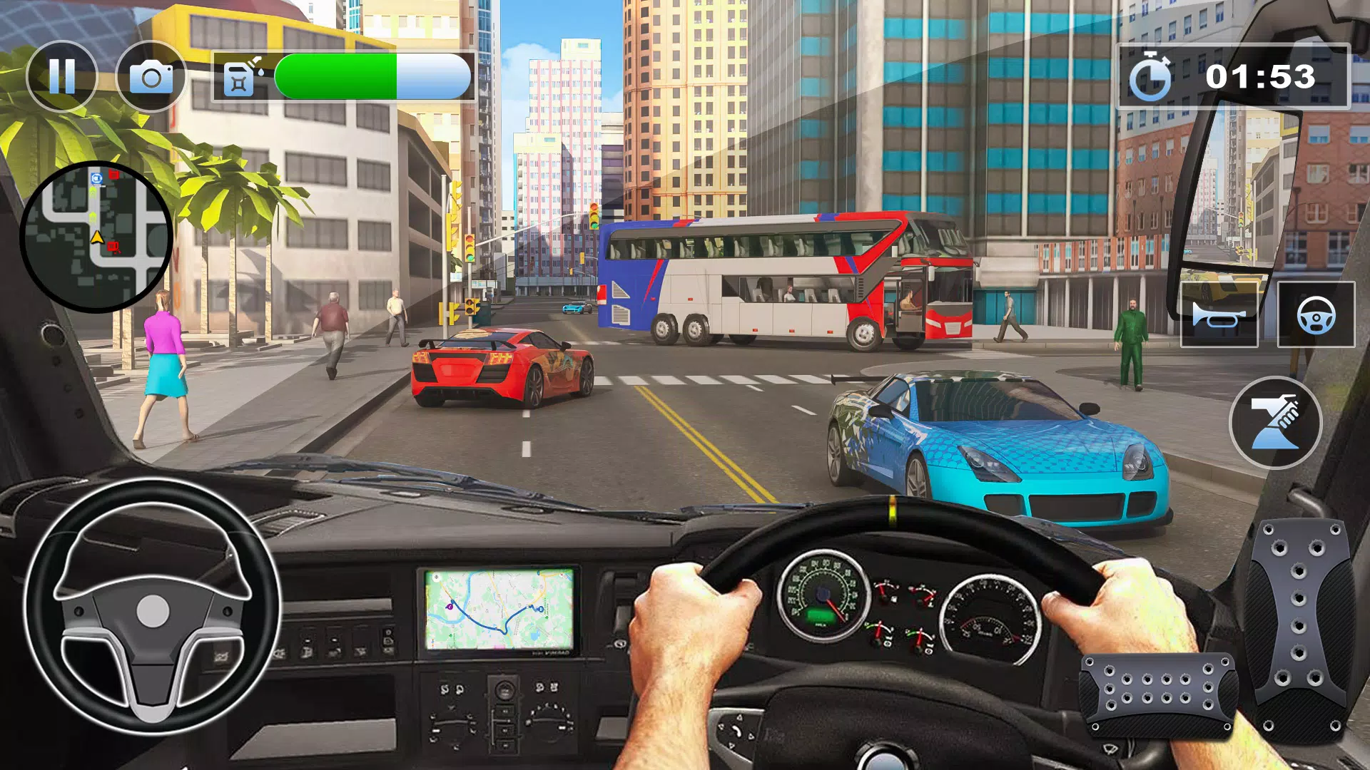 Bus Simulator : 3D Bus Games স্ক্রিনশট 0