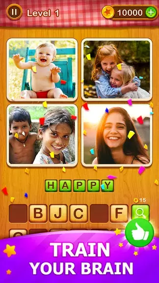 Screenshot 4 Pics Guess Word -Puzzle Game 0