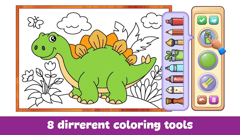 Kids Coloring Game Color Learn Schermafbeelding 3