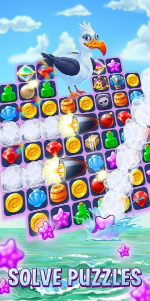 Pirates & Pearls: Match 3 Game capture d’écran 0