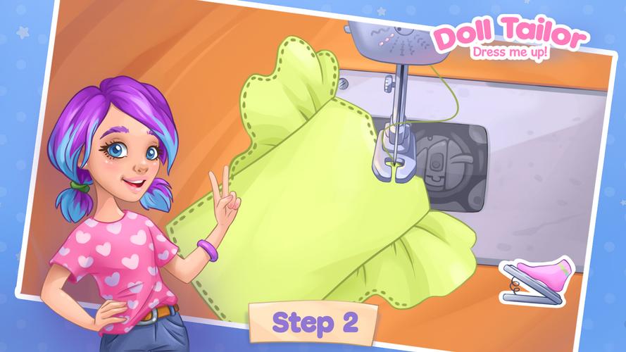 Juegos de coser para niñas captura de pantalla 1
