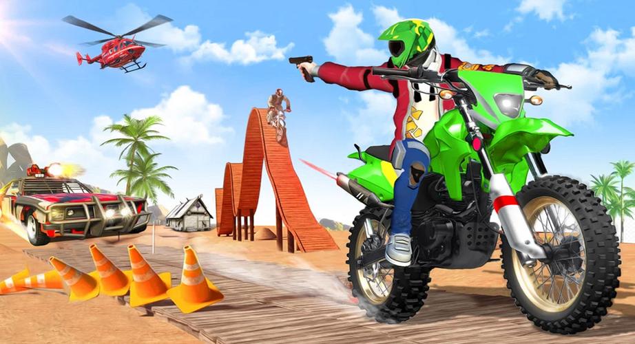 Gangster Bike: Real Race Game屏幕截圖3