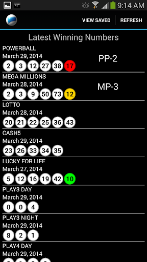 ภาพหน้าจอ Connecticut Lottery Scanner 1