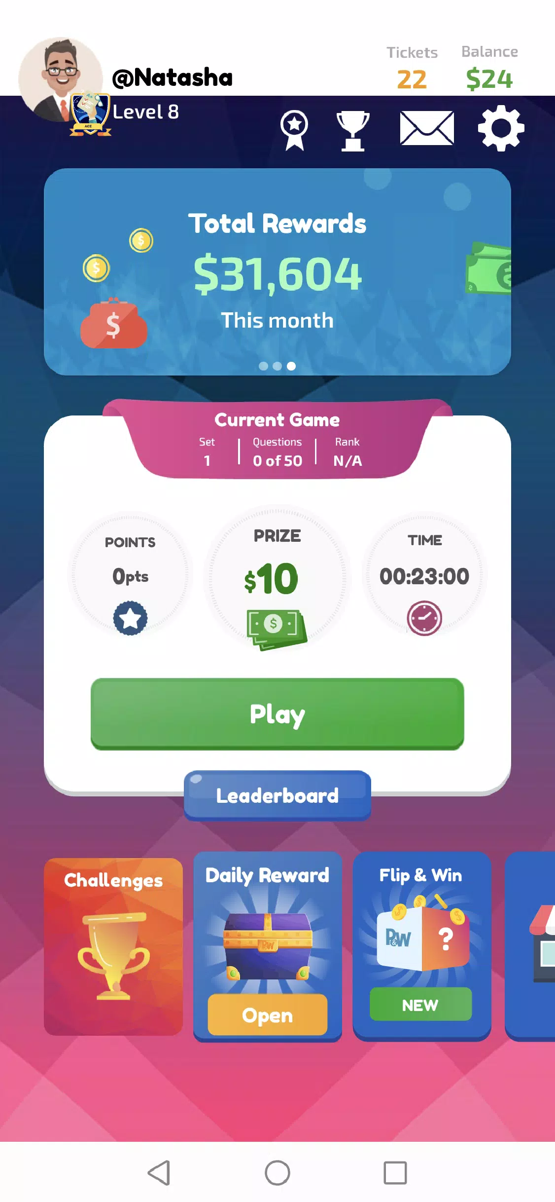 ภาพหน้าจอ Play and Win 0