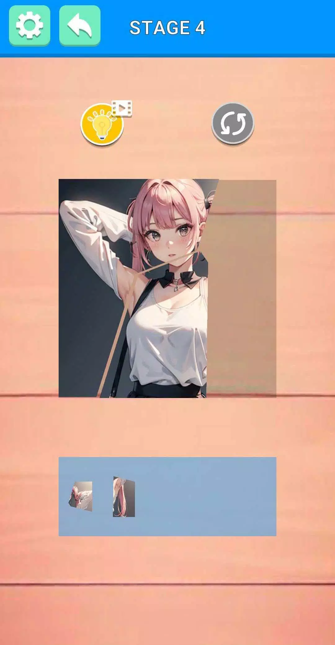 Screenshot Shattered Puzzle ; Anime 1