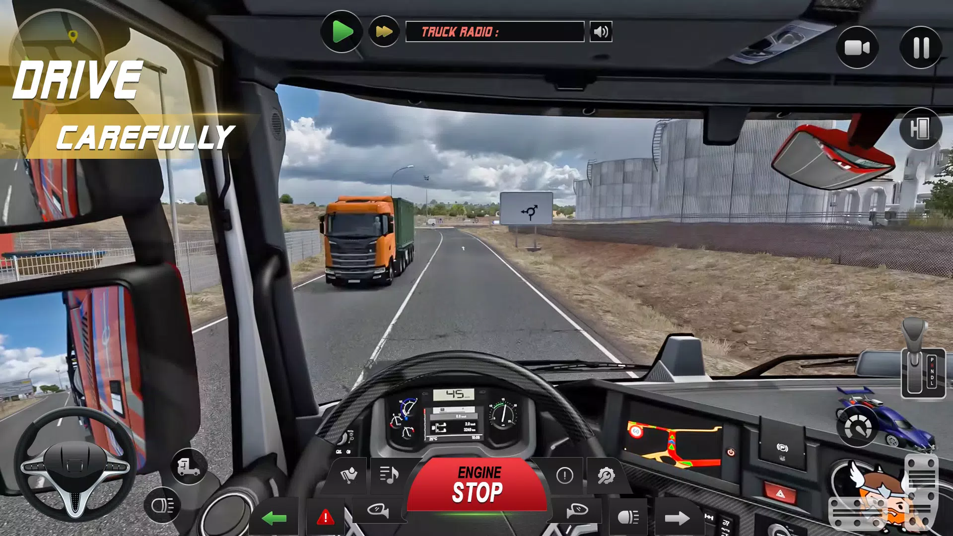 Euro Truck Driving Game 3d স্ক্রিনশট 3