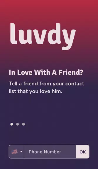 luvdy - Anonymous Dating Among Friends屏幕截圖0