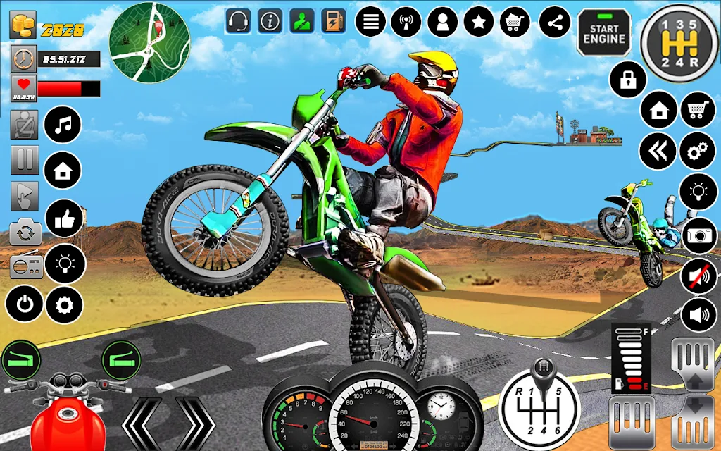 Bike Stunt Dirt Bike Games Скриншот 3