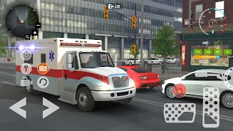 Ambulance Game Car Driving Sim Captura de pantalla 0