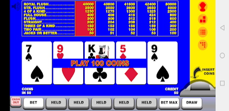 Video Poker with Double Up Captura de tela 2