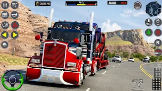 US Cargo Truck Simulator Game экрана 3