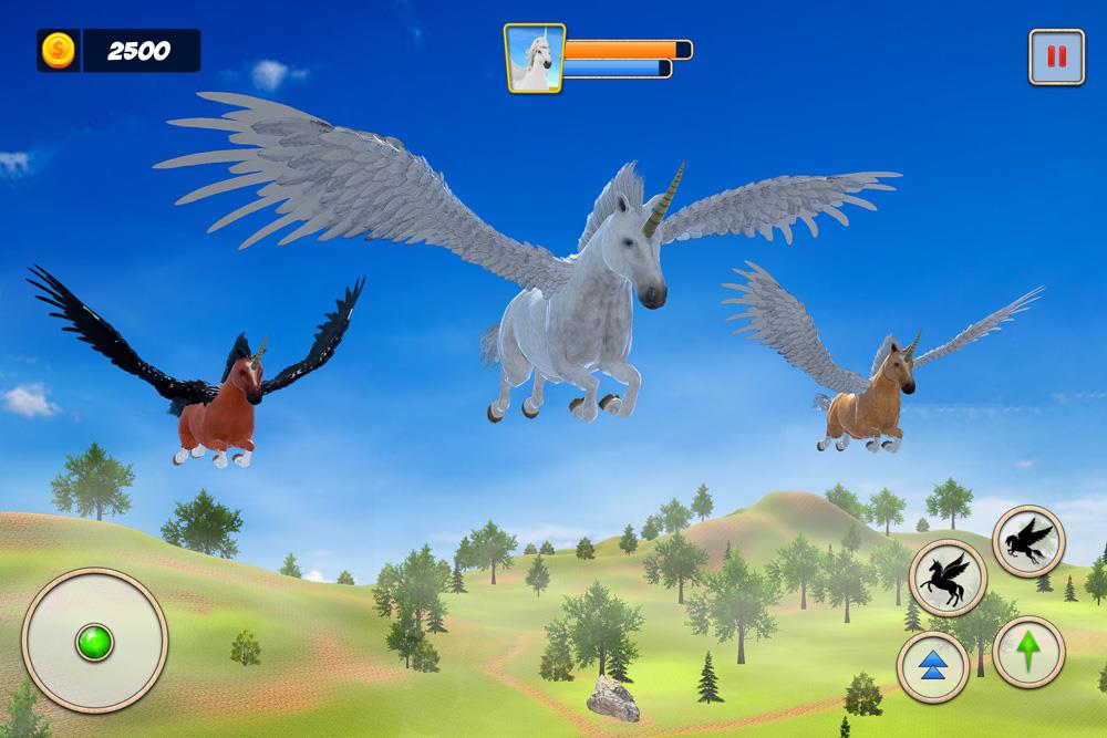 Unicorn Family Simulator Game Ảnh chụp màn hình 3