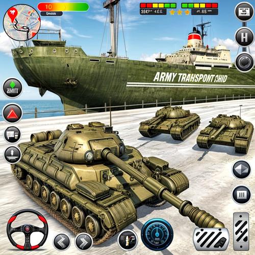 Army Transport Tank Ship Games屏幕截圖2