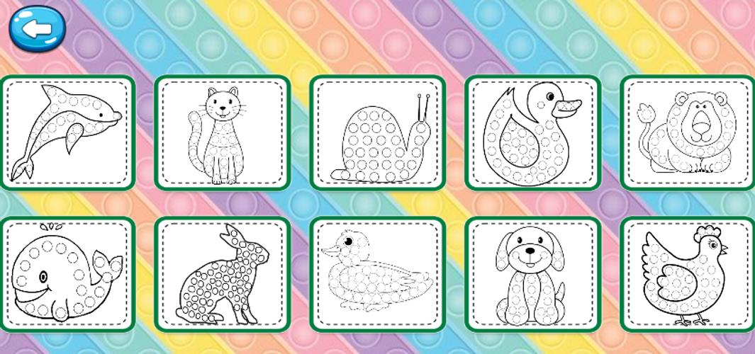 Pop It Fun Coloring Game ekran görüntüsü 1