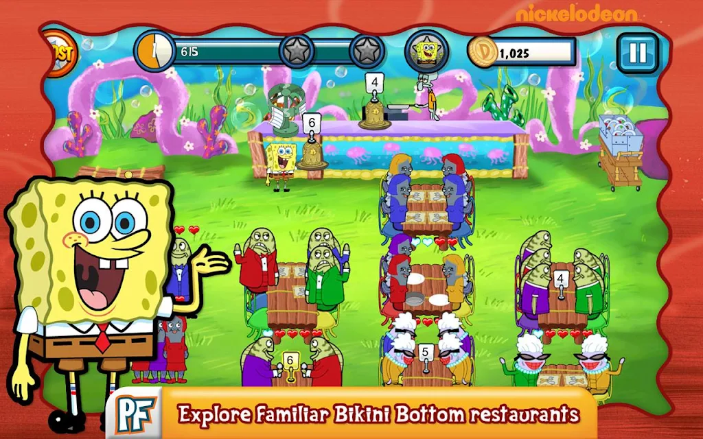 SpongeBob Diner Dash ကိုဖန်သားပြင်0