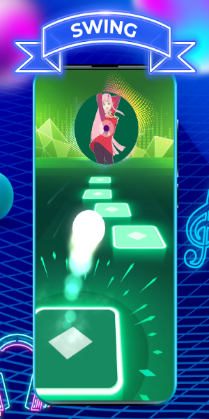 Tiles Hop EDM Rush Music Game captura de pantalla 0