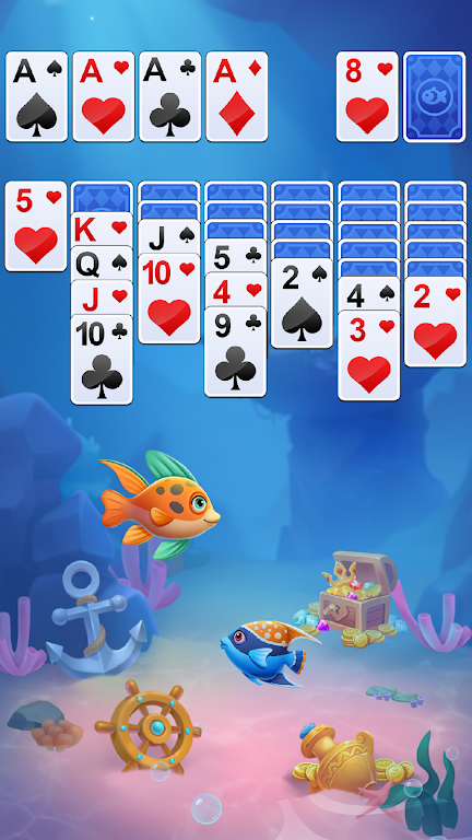 Solitaire Fish: Card Games屏幕截圖0