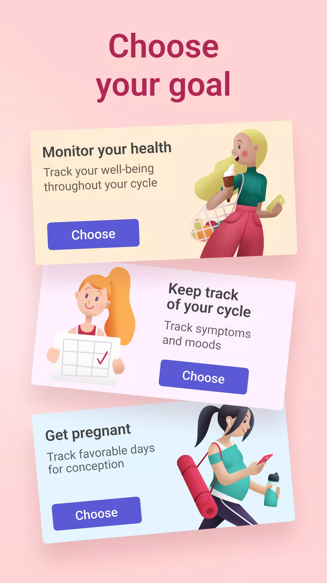 Clover－Period & Cycle Tracker ảnh chụp màn hình 2