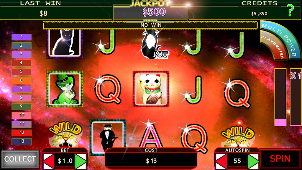 Lucky Beckoning Kitty (Maneki-Neko) FREE CAT SLOT capture d’écran 0