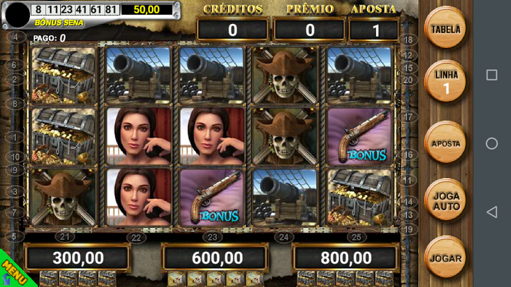 Bucaneiros Caça Níquel屏幕截圖0