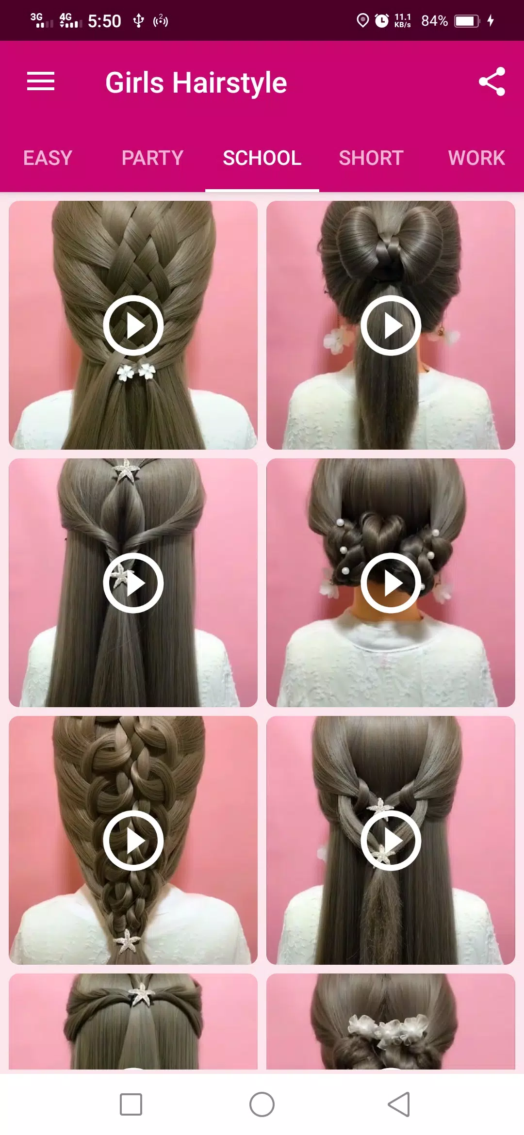 Girls Hairstyle zrzut ekranu 2