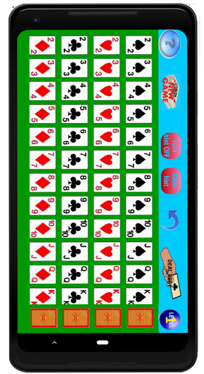 Differerent Solitaire game screenshot 1