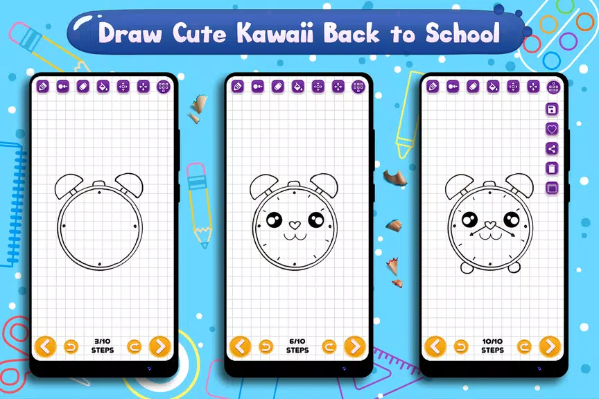 ภาพหน้าจอ Learn to Draw School Supplies 1