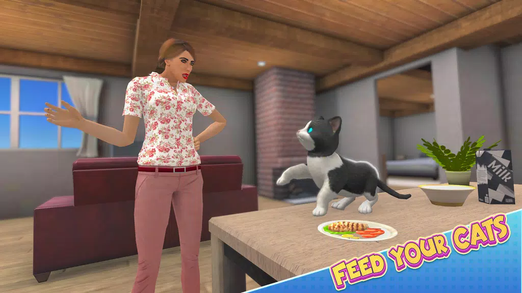 ภาพหน้าจอ Kitten Game Pet Cat Simulator 2