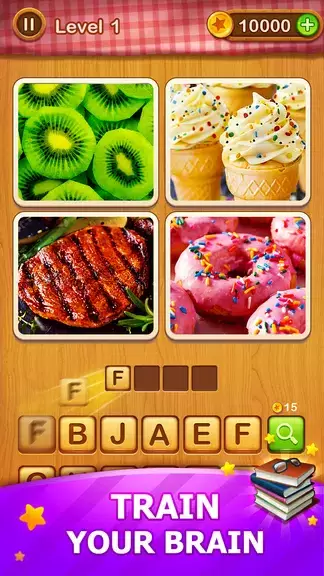 Screenshot 4 Pics Guess Word -Puzzle Game 1