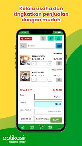Kasir POS Aplikasir ảnh chụp màn hình 1