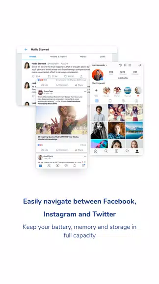 Social One - Facebook, Instagr应用截图第1张