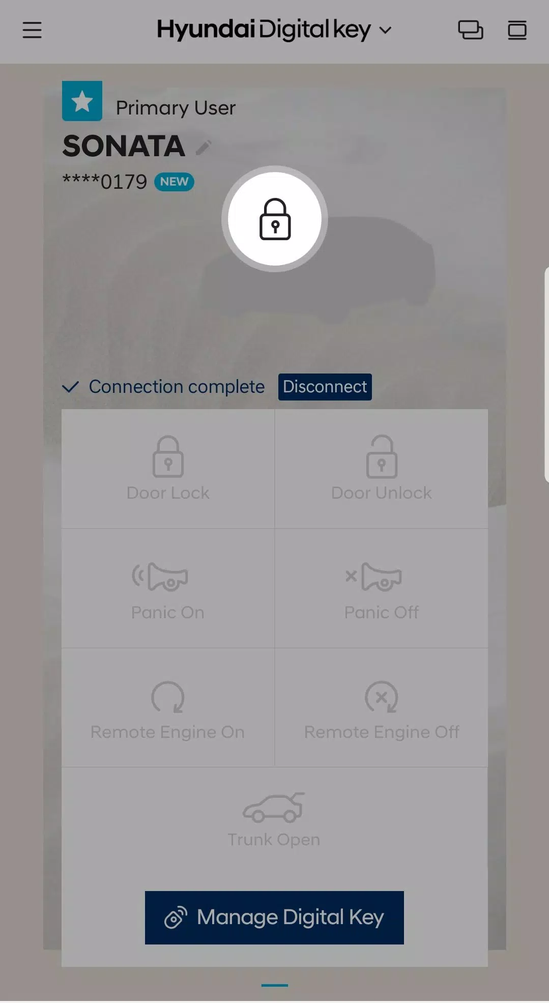 Screenshot Hyundai Digital Key 0