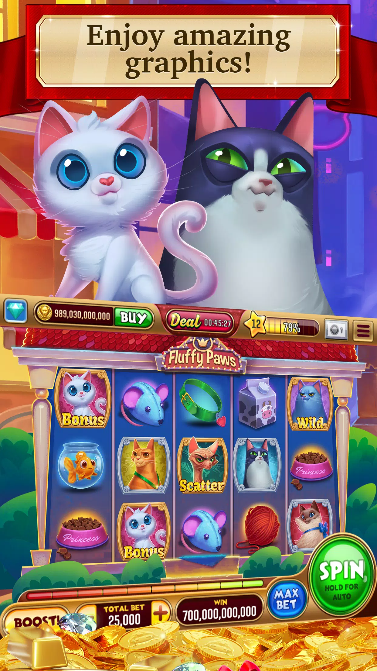 Slots Panther Vegas: Casino स्क्रीनशॉट 1