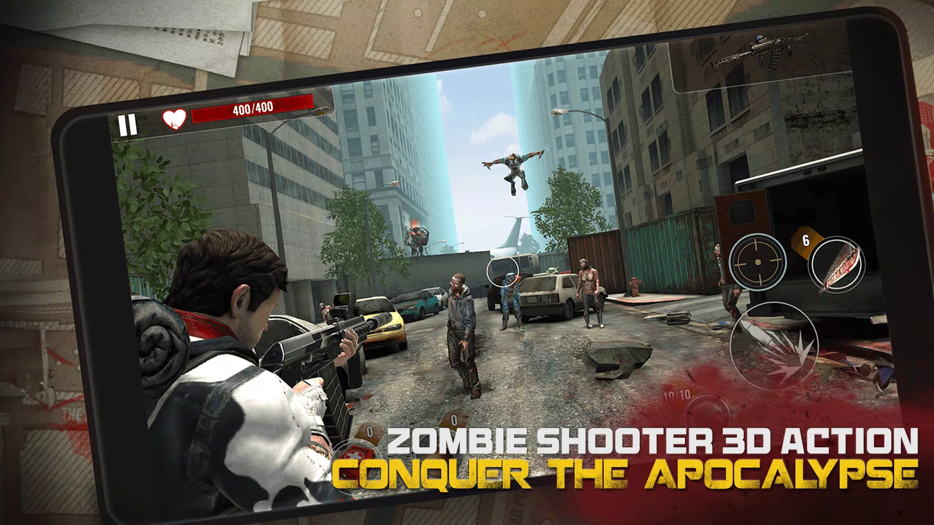 Zombie Shooter 3D Schermafbeelding 1